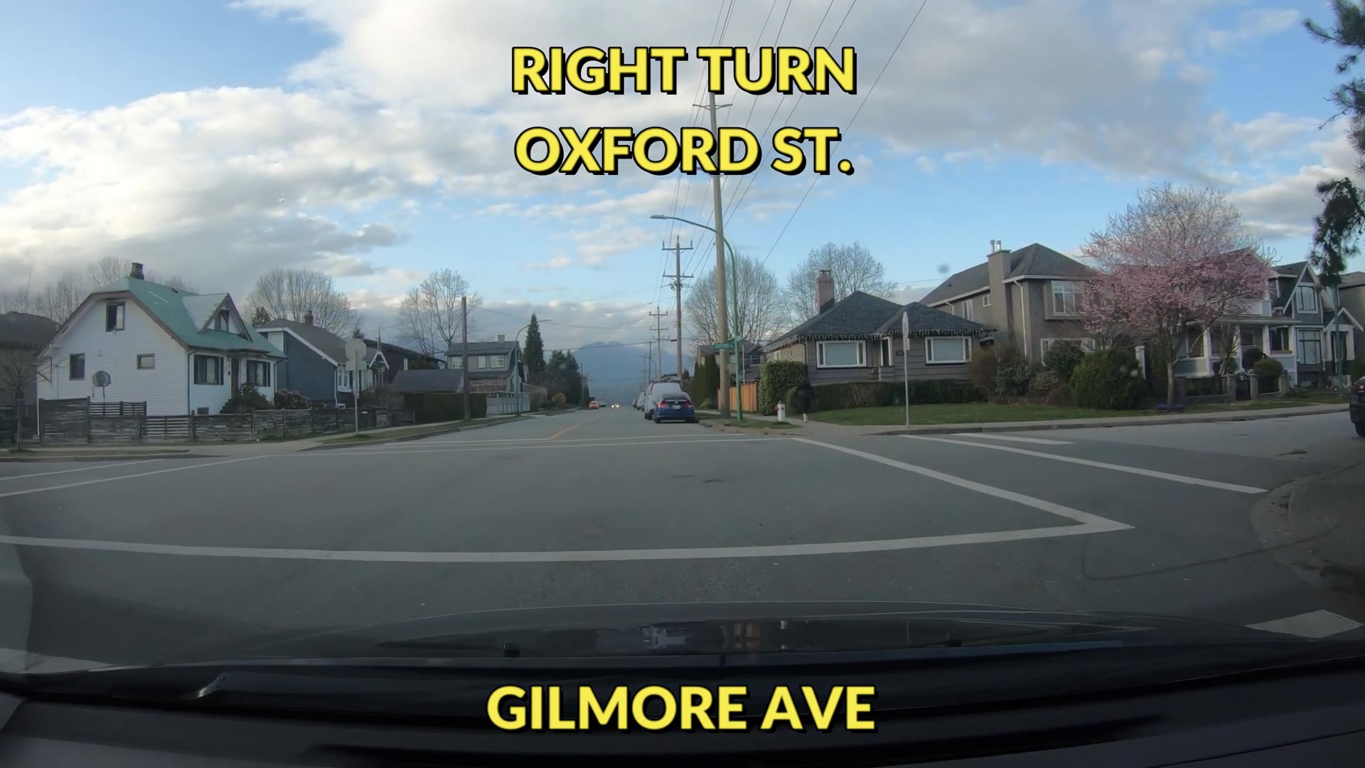 Burnaby road test practice footage